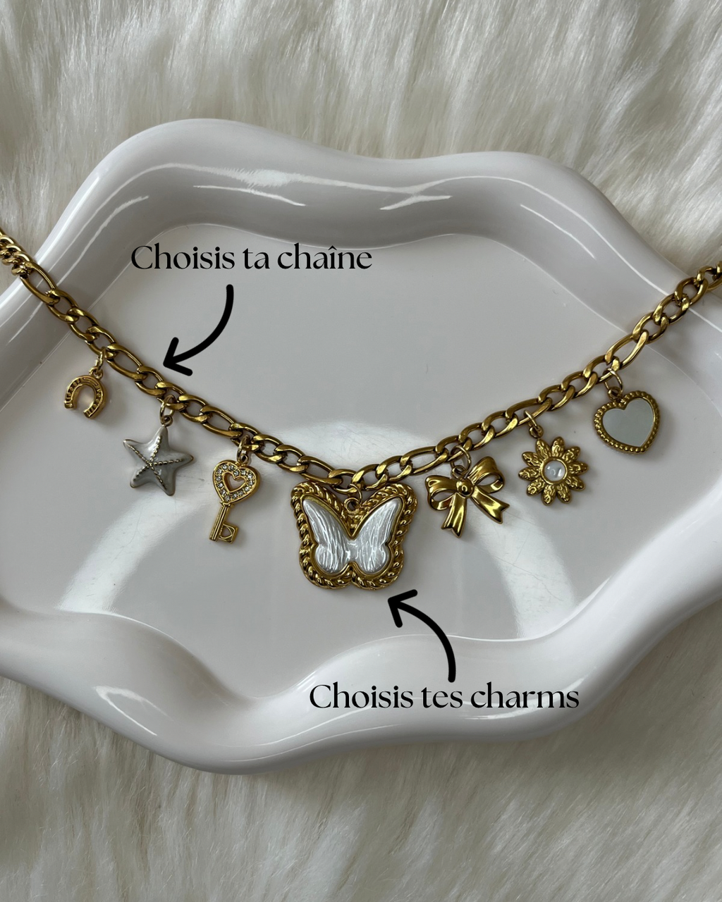 Collier personnalisé charms
