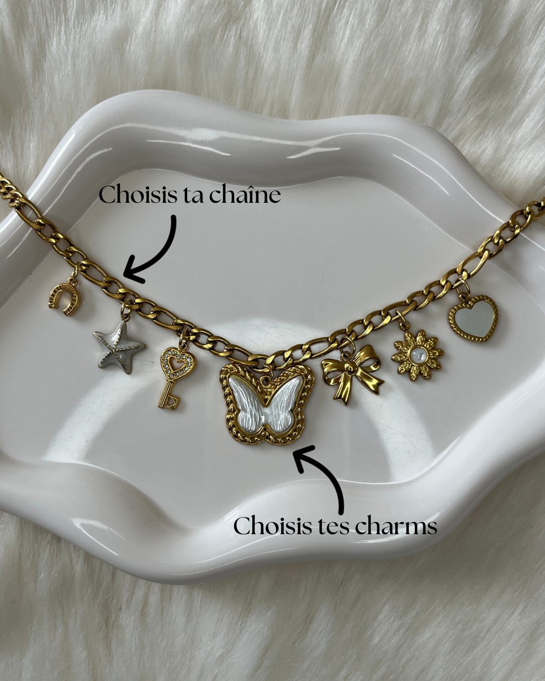Collier personnalisé charms