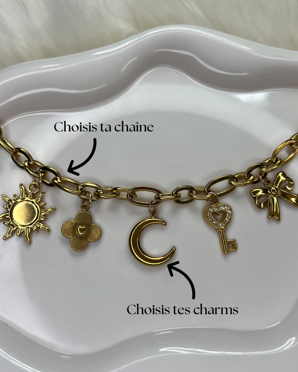 Bracelet personnalisé charms